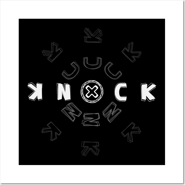 Knock Knock Zzz Uuu Wall Art by Brutall Prints